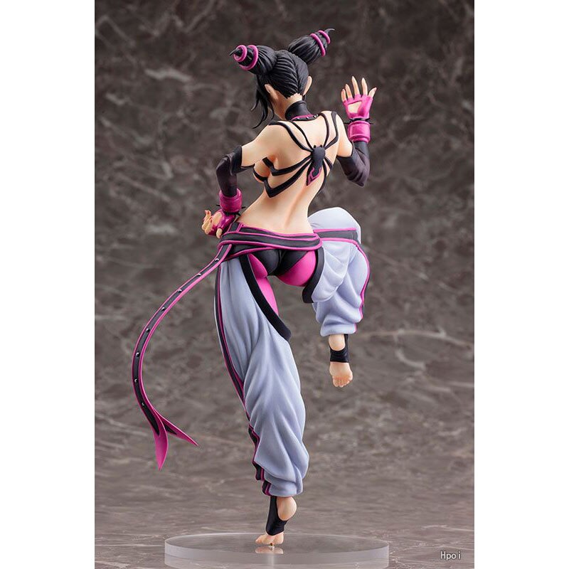 Stock Original Kotobukiya BISHOUJO STATUE Han Juri Street Fighter X Bishoujo Street Fighter Action Anime Figure Model Toys Doll