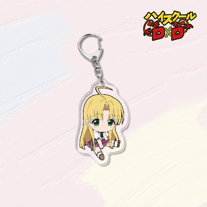 KeyChain Men High School DxD Key Chain Women Acrylic Car Cosplay Japanese Key Ring Rias Gremory Pendant Party Charm Kids Gift