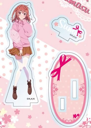 Anime Rent A Girlfriend Sarashina Ruka Nanami Mami Ichinose Chizuru Figure Doll Girl Friend Acrylic Stand Model Cosplay Toy Gift