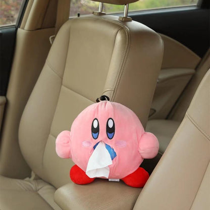 Kawaii Kirby Anime Series Cute Cartoon Girl Heart Home Tissue Drawer Car Doll Tissue Storage Box Baby Boy Girl Festival Gift