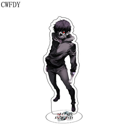 Anime Tokyo Ghoul Arcylic Stand Model Plate Holder Desktop Decor Kaneki Ken Haise Sasak Acrylic Stand Model Toys Keychain 15cm