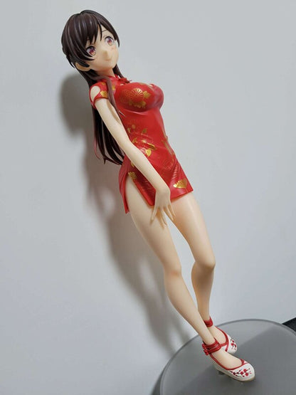 24cm Rent A Girlfriend Sexy Anime Figure Chizuru Mizuhara China Dress Action Figure Chizuru Ichinose Figure Adult Model Doll Toy