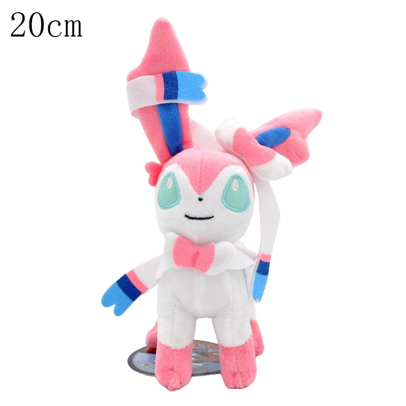 Pokemon Eevee Evolution Peluche Plush Toy Flareon Vaporeon Espeon Umbreon Leafeon Sylveon Pikachu Stuffed Doll Kid Xmas Gift