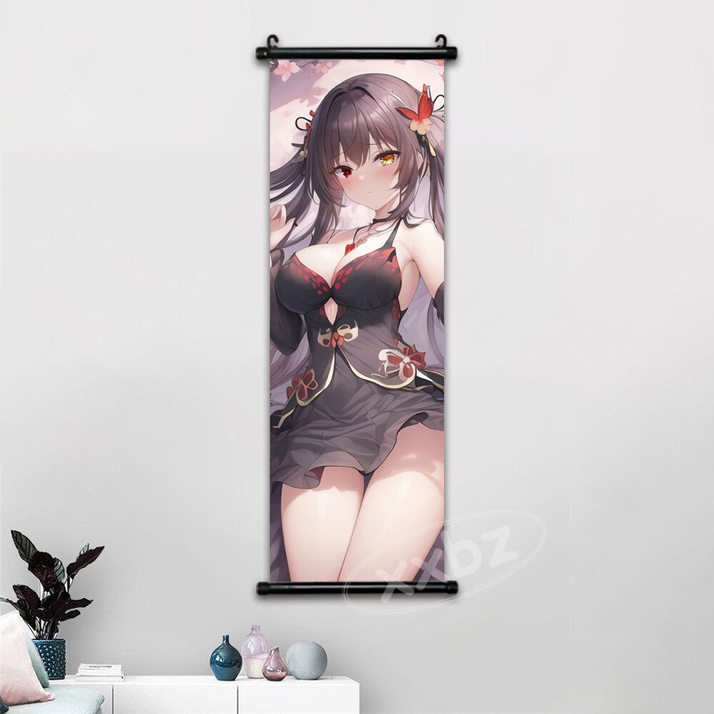 Anime Date A Live Poster Wall Art Canvas Kawaii Princess Pictures Modern Painting Tokisaki Kurumi Hanging Scroll Home Decor Gift