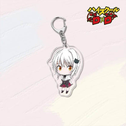 KeyChain Men High School DxD Key Chain Women Acrylic Car Cosplay Japanese Key Ring Rias Gremory Pendant Party Charm Kids Gift