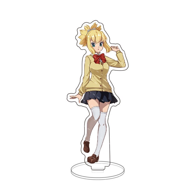 Anime Game Dr. Stone Acrylic Stand Action Figure Toy Ishigami Senkuu PVC Desktop Stand Model Toys Gift Cosply Beauty Collection