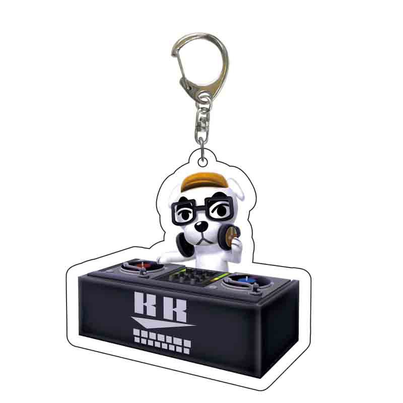 Game Animal Crossing Keychain Cartoon Animal Shaped Acrylic Pendant Keyring Fan Gift