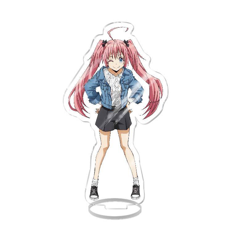 Anime That Time I Got Reincarnated As A Slime Tempest Rimuru Nava Milim Diablo Shuna Shion Benimaru Souei Acrylic Stand Model