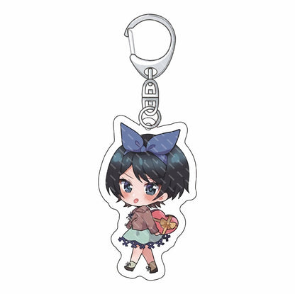 Anime Rent A Girlfriend Kanojo Okarishimasu Charm Keychain Ichinose Chizuru Asami Nanami Sakurasawa Sumi Sarashina Ruka Keyring