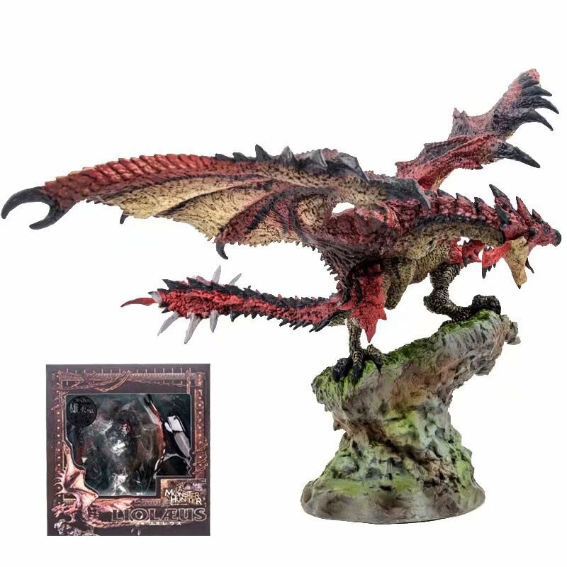 6pcs Set Monster Hunter Game Dragon Anime Figure Hot Dragon PVC Action Figures Collectible Model Toy