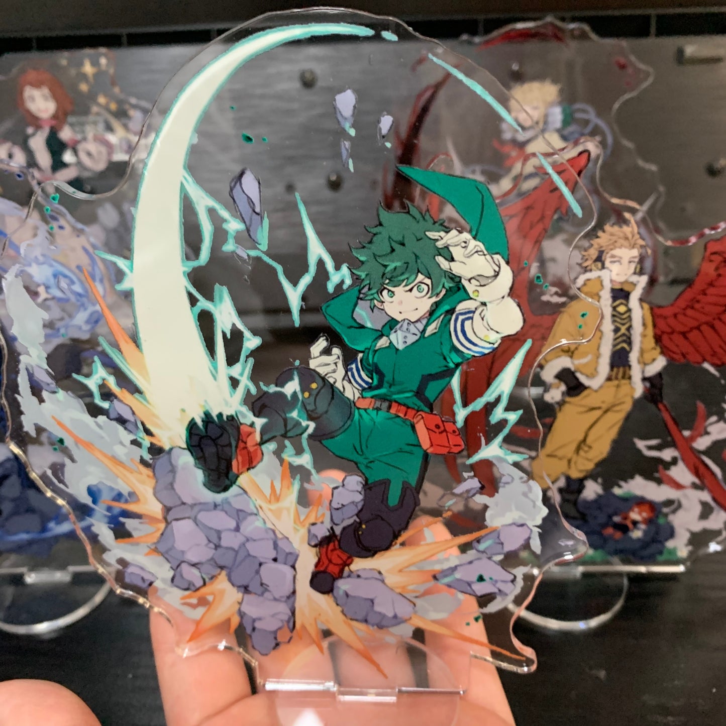 Japan Anime My Hero Academia Figures Midoriya Izuku Bakugou Katsuki Todoroki Shoto Cosplay Acrylic Stand Model Fans Xmas Gifts