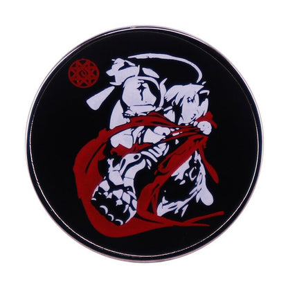 Japan Anime  FULLMETAL ALCHEMIST Enamel Pins Metal Brooch Badge Fashion Jewellery Lapel Hat Backpack Accessory Gifts