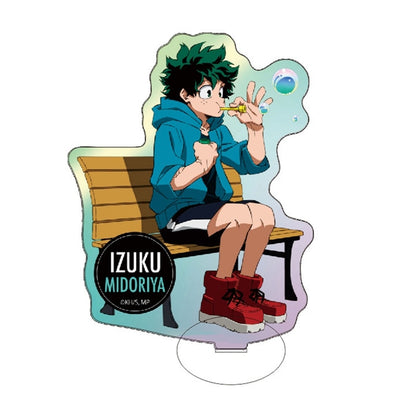 Anime My Hero Academia Acrylic Stand Figure Midoriya Izuku Todoroki Shoto Cosplay Model Plate Desk Decor Fans Collection Gift