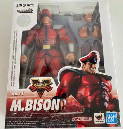 In Stock Original Genuine BANDAI SPIRITS S.H.Figuarts Vega M Bison Street Fighter V PVC Action Anime Figure Model Toys Doll Gift