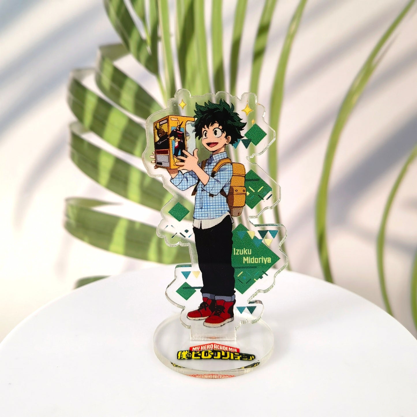 Anime My Hero Academia Cosplay Stand Acrylic Figure Midoriya Izuku Todoroki Shoto Model Desk Decor Fans Collection Prop Gift New