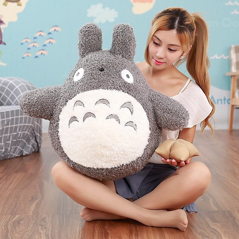 1pc 30-70cm kawaii Totoro Plush Toys Japanese style Studio Ghibli Anime Cat Stuffed Animal Long My Neighbor Pillow for Kids Doll