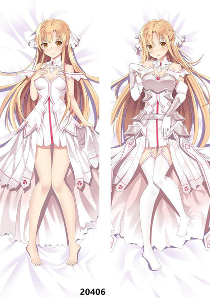 Anime Dakimakura Sword Art Online Alicization War of Underworld Alice Yuuki Asuna Hugging Body Pillow Case Pillow Cover Gift