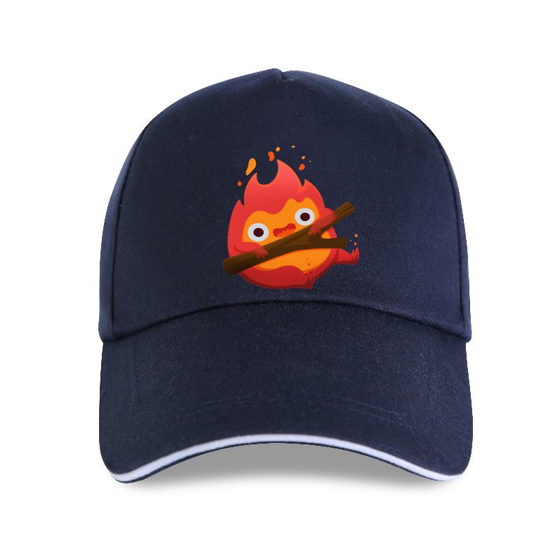 New 2021 The Fire Demon Baseball cap Calcifer Howl Moving Castle Studio Ghibli Men Casual Harajuku Tops Cami