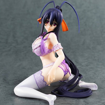 High School DxD HERO Kneeling Posture Figures Akeno Himejima Hot Girl 1/7 PVC Anime Action Figure Toys Collection Model Toy Gift