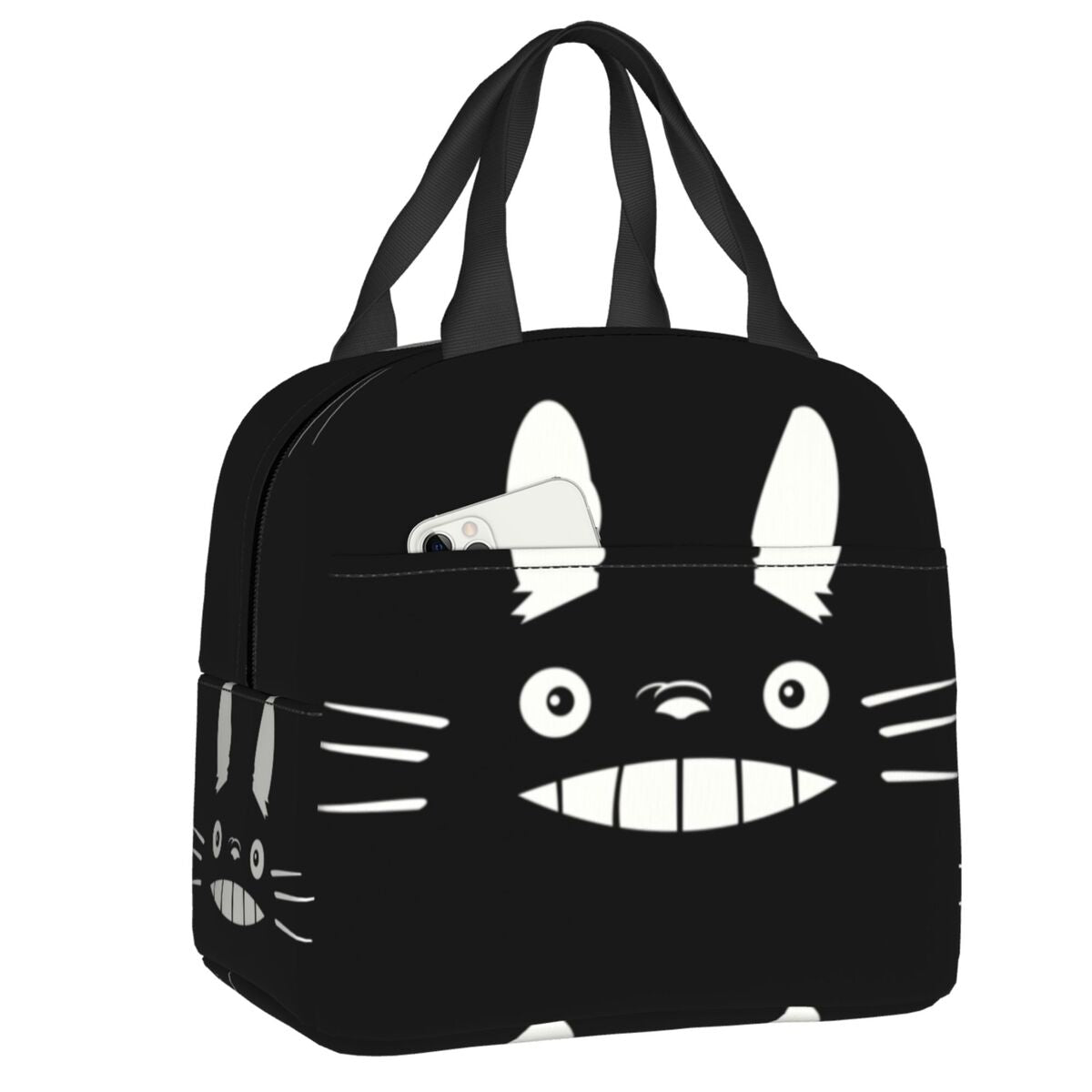 My Neighbor Totoro Insulated Lunch Bag for Women Waterproof Miyazaki Hayao Anime Cooler Thermal Lunch Box Kids School Children