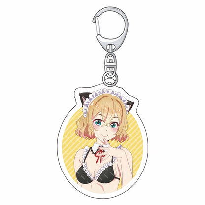 Anime Rent A Girlfriend Kanojo Okarishimasu Charm Keychain Ichinose Chizuru Asami Nanami Sakurasawa Sumi Sarashina Ruka Keyring