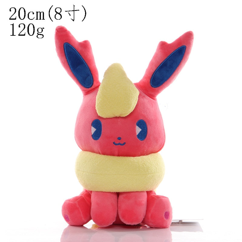 Pokemon Eevee Evolution Peluche Plush Toy Flareon Vaporeon Espeon Umbreon Leafeon Sylveon Pikachu Stuffed Doll Kid Xmas Gift