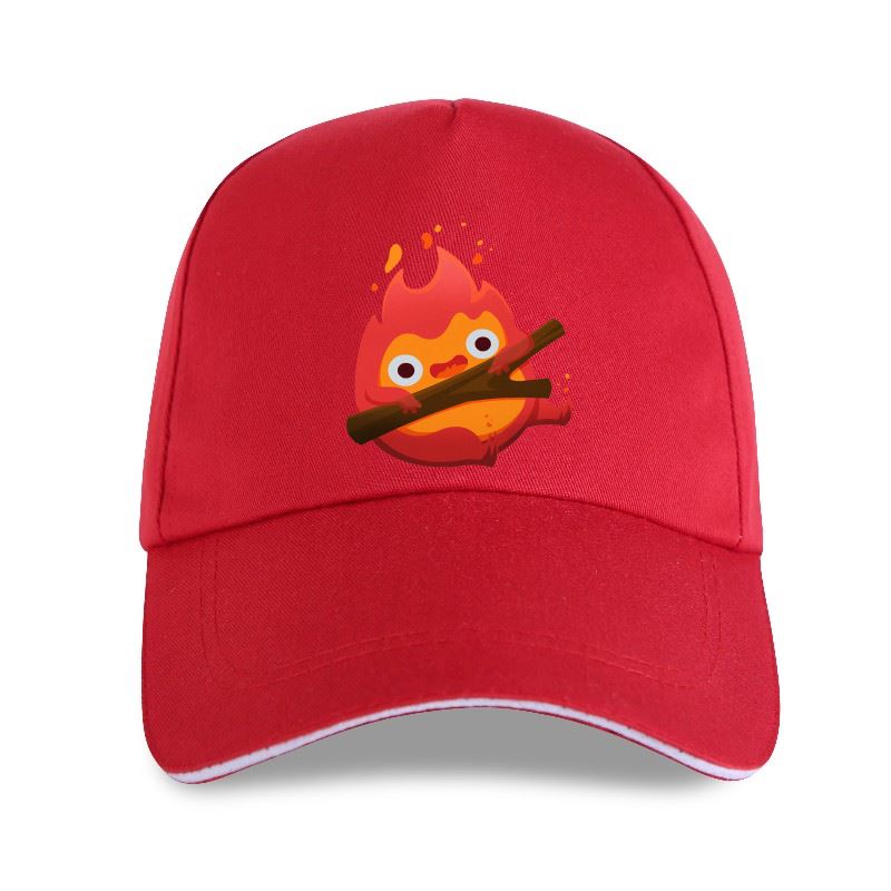 New 2021 The Fire Demon Baseball cap Calcifer Howl Moving Castle Studio Ghibli Men Casual Harajuku Tops Cami