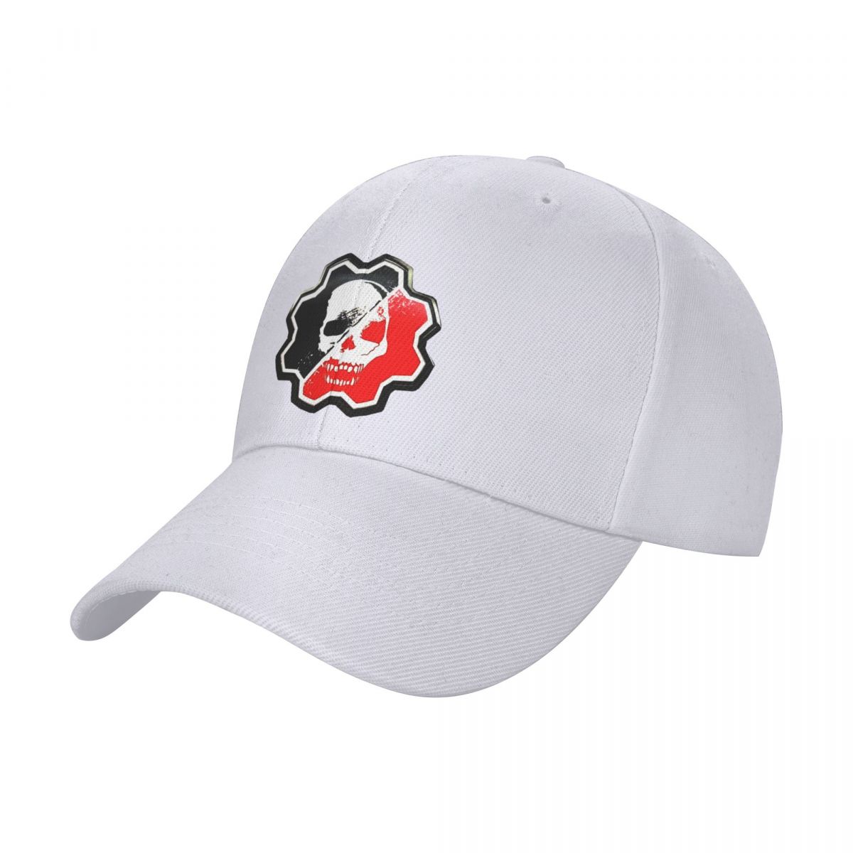 Cool Classic Gears of War Skeleton Skull Trucker Hat Women Men Custom Adjustable Unisex Baseball Cap Hip Hop