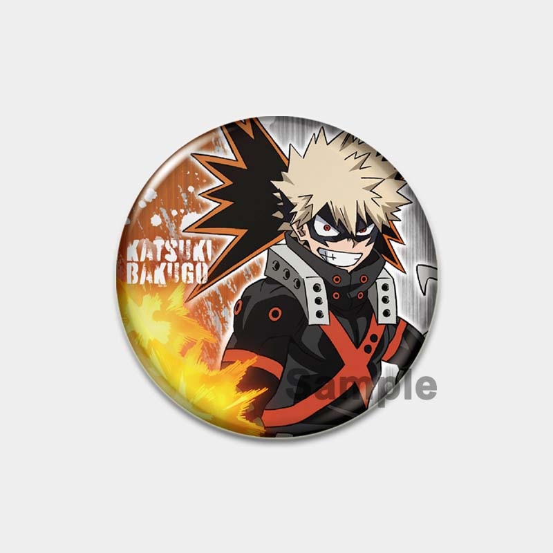 Fashion Jewelry Accessories Anime My Hero Academia Brooch Enamel Pin Cartoon Cosplay Badge for Clothes Backpack Decoration Gifts