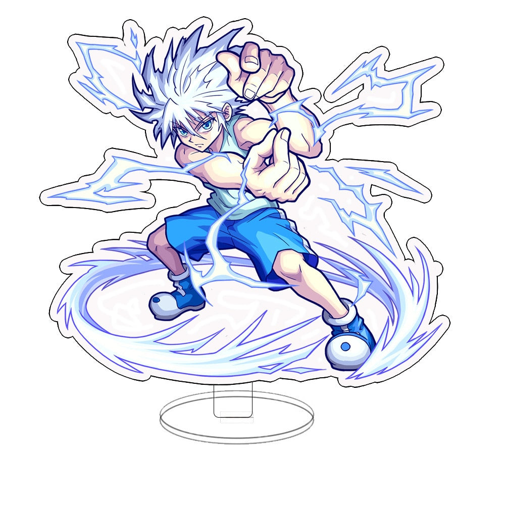 1 Pcs Cartoon Anime Hunter X Hunter Acrylic Stand Model Gon Freecss Hisoka Killua Zoldyck Desk Decor Plate Action Figure Toys