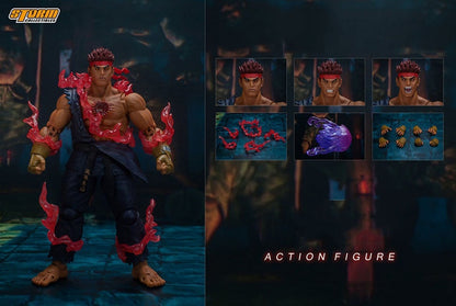 Storm Toys Ryu 1/12 Street Fighter II Four-Headed Carving Full Set 6&#39;&#39; Action Figure In Stock For Fans Collection