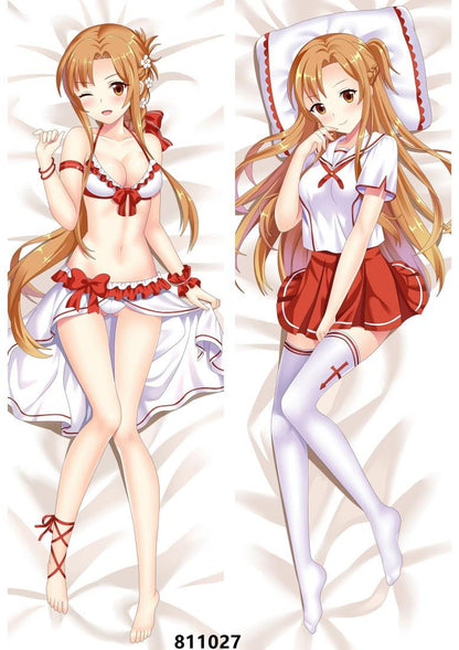 Anime Dakimakura Sword Art Online Alicization War of Underworld Alice Yuuki Asuna Hugging Body Pillow Case Pillow Cover Gift