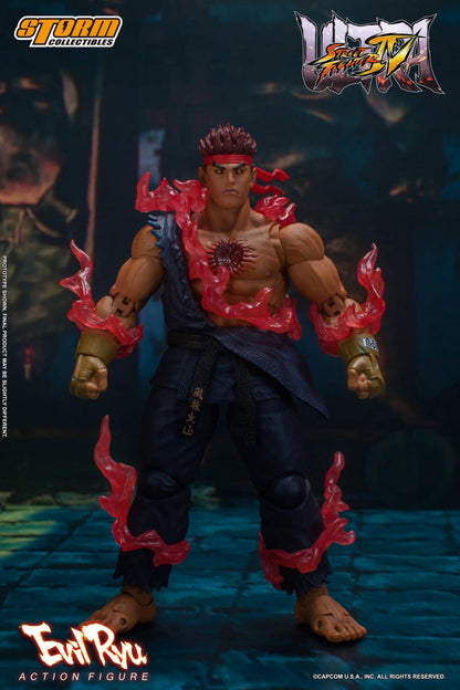 Storm Toys Ryu 1/12 Street Fighter II Four-Headed Carving Full Set 6&#39;&#39; Action Figure In Stock For Fans Collection