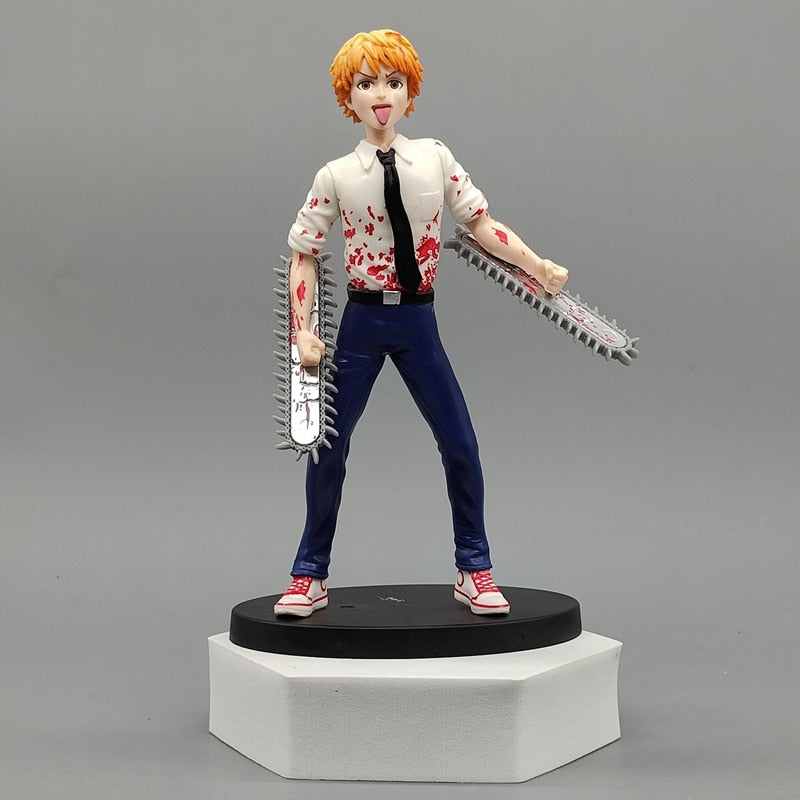 18cm Anime Makima Figure Power Chainsaw Man Action Figure Pochita Figure Scene Ornament Denji Model Doll  Makima Toys PVC