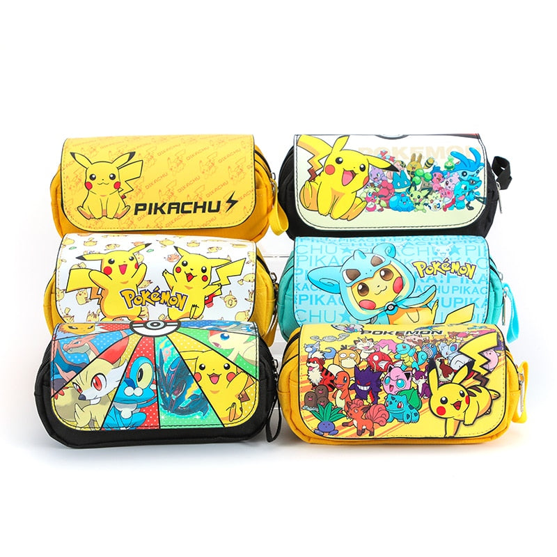 Pokemon Pencil Box Anime cartoon characters Pikachu School Supplies Stationery Schoolbag pencil case Birthday Party Gifts