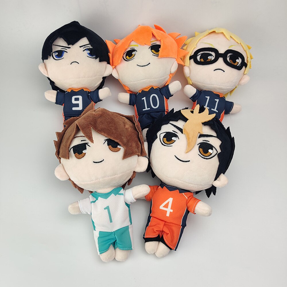 20cm Japanese Anime Haikyuu Plush Toys Oikawa Toru Sun Xiangyang Nishiya Yuu Toshio Kageyama Tsukishima Firefly Kids Xmas Gifts