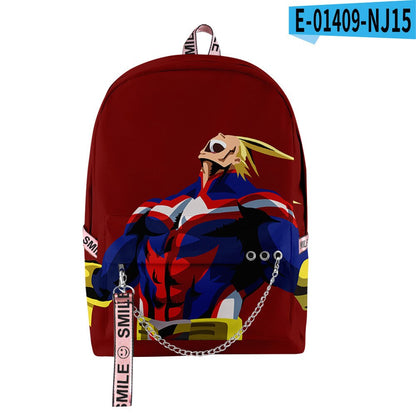 Fashion Novelty My Hero Academia Student School Bags Unisex 3D Print Oxford Waterproof Notebook multifunction Travel Backpacks