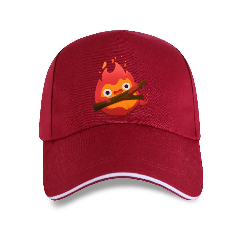 New 2021 The Fire Demon Baseball cap Calcifer Howl Moving Castle Studio Ghibli Men Casual Harajuku Tops Cami