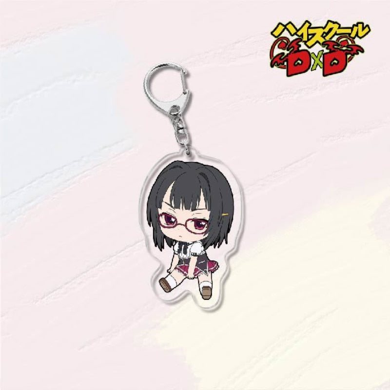 KeyChain Men High School DxD Key Chain Women Acrylic Car Cosplay Japanese Key Ring Rias Gremory Pendant Party Charm Kids Gift