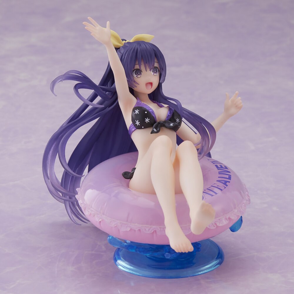 Original Taito Aqua Float Girls AFG Date A Live Iv Yatogami Tohka Swimming Ring Anime Figure Model Toys 18Cm