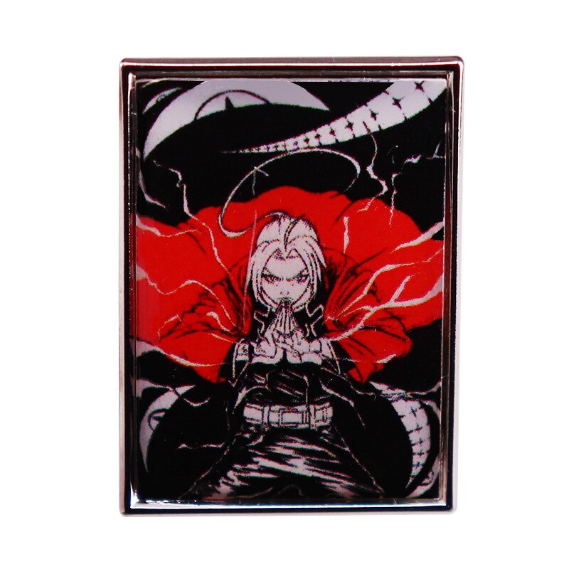 Japan Anime  FULLMETAL ALCHEMIST Enamel Pins Metal Brooch Badge Fashion Jewellery Lapel Hat Backpack Accessory Gifts