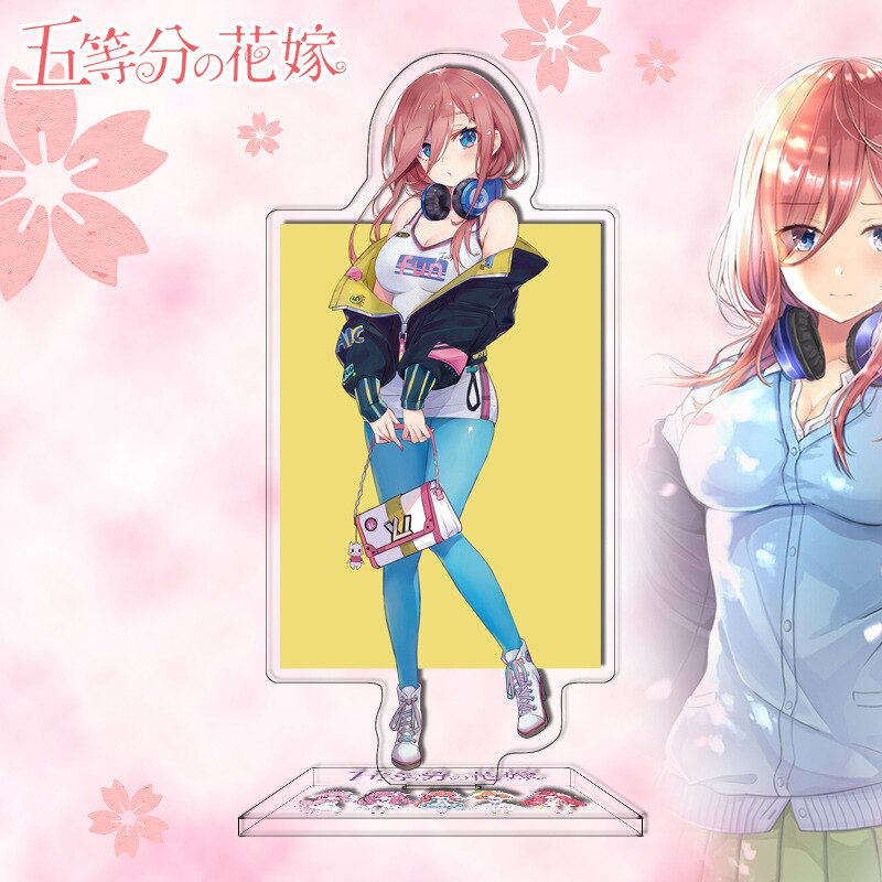 Garland Theme Anime The Quintessential Quintuplets Acrylic Stand Model Plate Nakano Ichika Nino Miku Yotsuba Itsuki Standee Gift