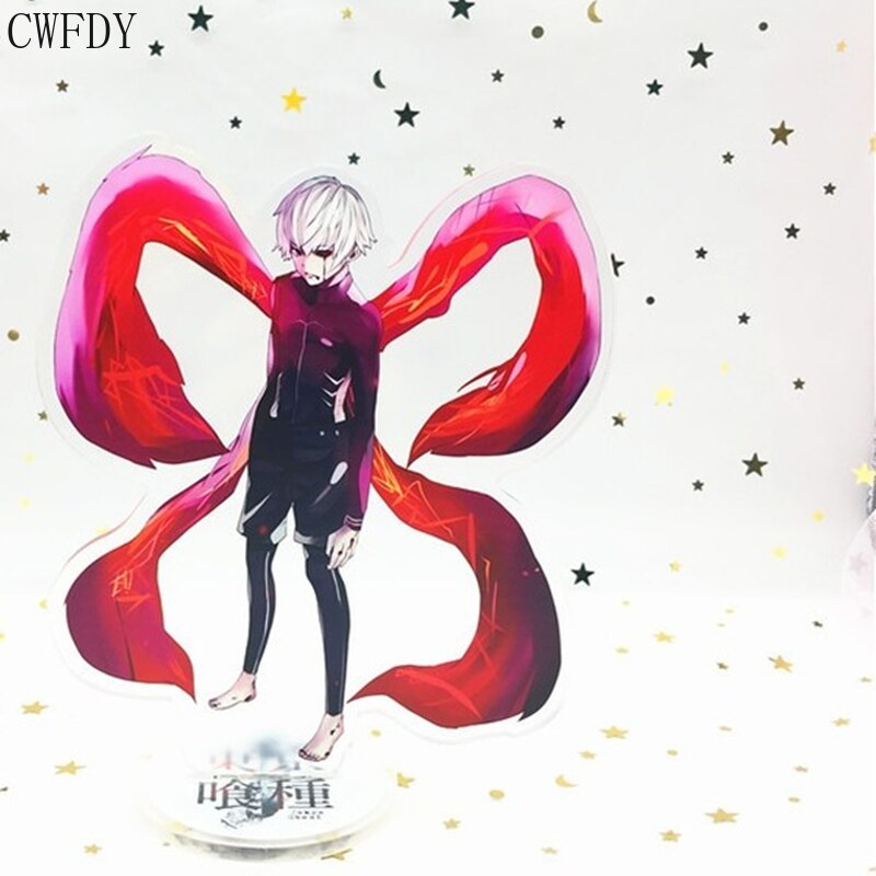 Anime Tokyo Ghoul Arcylic Stand Model Plate Holder Desktop Decor Kaneki Ken Haise Sasak Acrylic Stand Model Toys Keychain 15cm