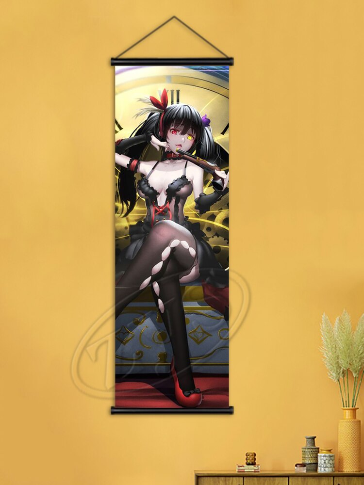 Classic Art Japanese Anime Poster Canvas Date a Live Painting HD Print Wall Home Cudros Hanging Scrolls Mural Bedroom Decoration