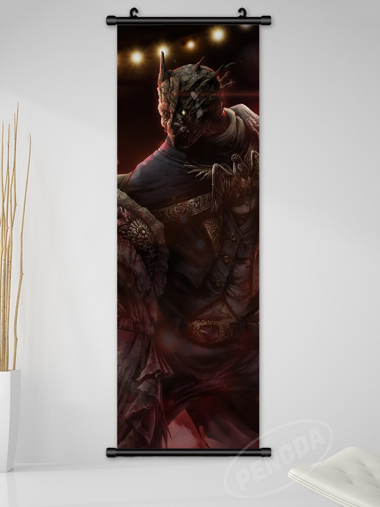 HD Canvas Print Dead By Daylight Wall Art Horror Game Home Decor Hanging The Pig Painting Scroll The Plague Pictures Living Room