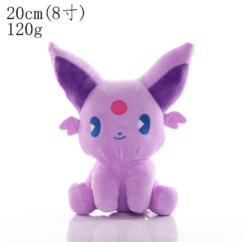 Pokemon Eevee Evolution Peluche Plush Toy Flareon Vaporeon Espeon Umbreon Leafeon Sylveon Pikachu Stuffed Doll Kid Xmas Gift