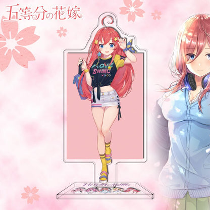 Garland Theme Anime The Quintessential Quintuplets Acrylic Stand Model Plate Nakano Ichika Nino Miku Yotsuba Itsuki Standee Gift