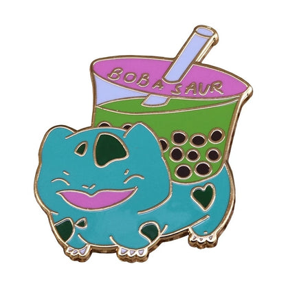 Anime Bulbasaur Enamel Pins Collect Pokemon Metal Cartoon Brooch Backpack Hat Bag Collar Lapel Badges Anime  Fans Gift