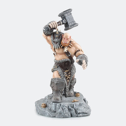 Large Model World Of Warcraft Height Orgrim Doomhammer Collectible Figures Action Figure Toys Anime Decoration Birthday Gift