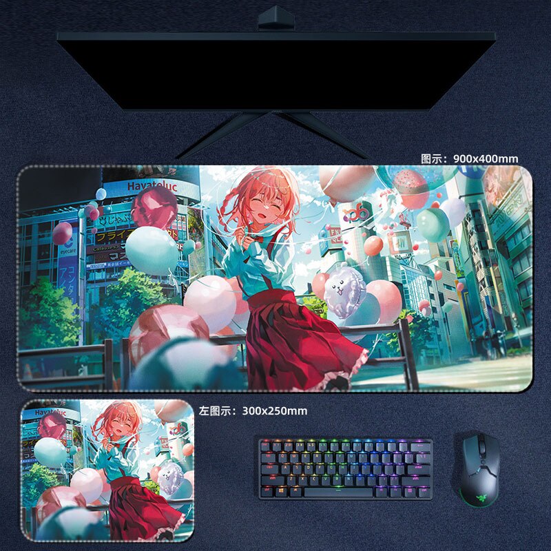 Anime Rent A Girlfriend Mouse Pad Ichinose Chizuru Mami Sumi Ruka Mousepad Computer Laptop Gamer Pad Gaming Accessories Desk Mat